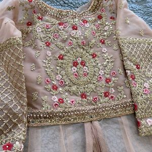 Little girl Lehnga with long shirt